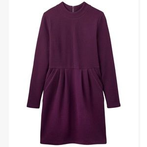 Joules knit dress with mock neck